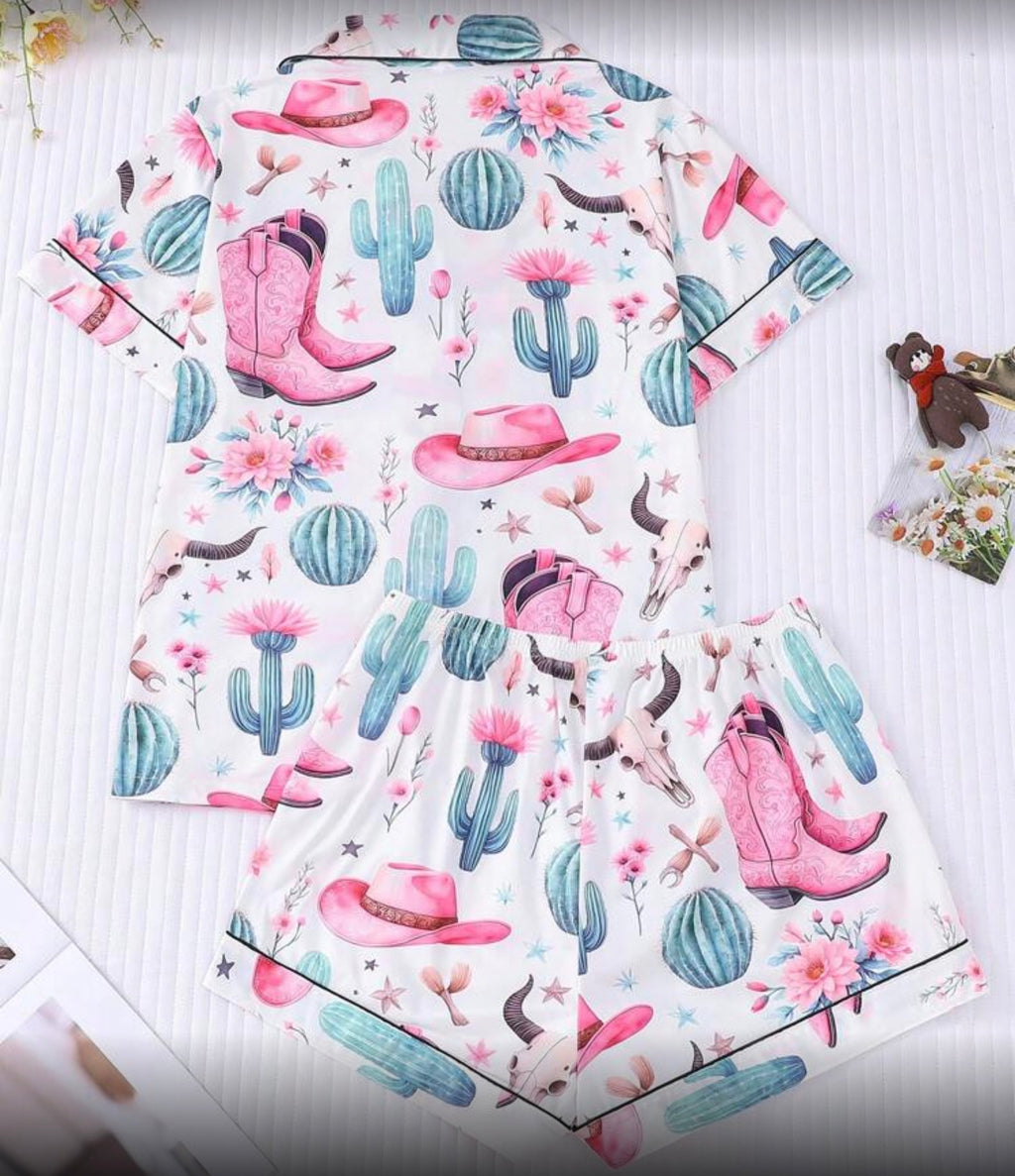 Western Print Pajamas