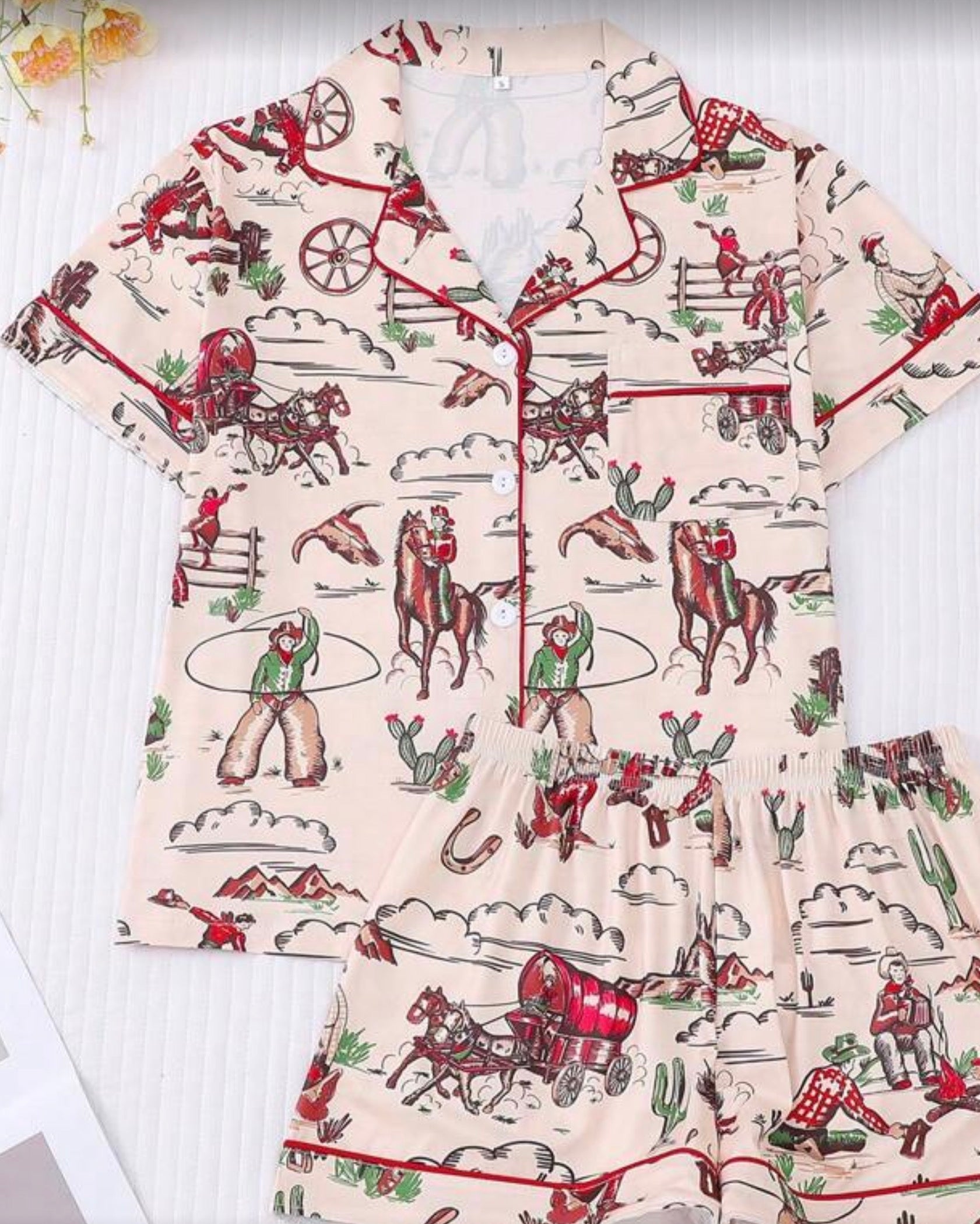 Western Cowgirl & Wagon Pajama’s