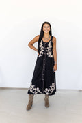 TH2555 S147 BLACK DRESS STITCH APPLIQUE (1 Piece)