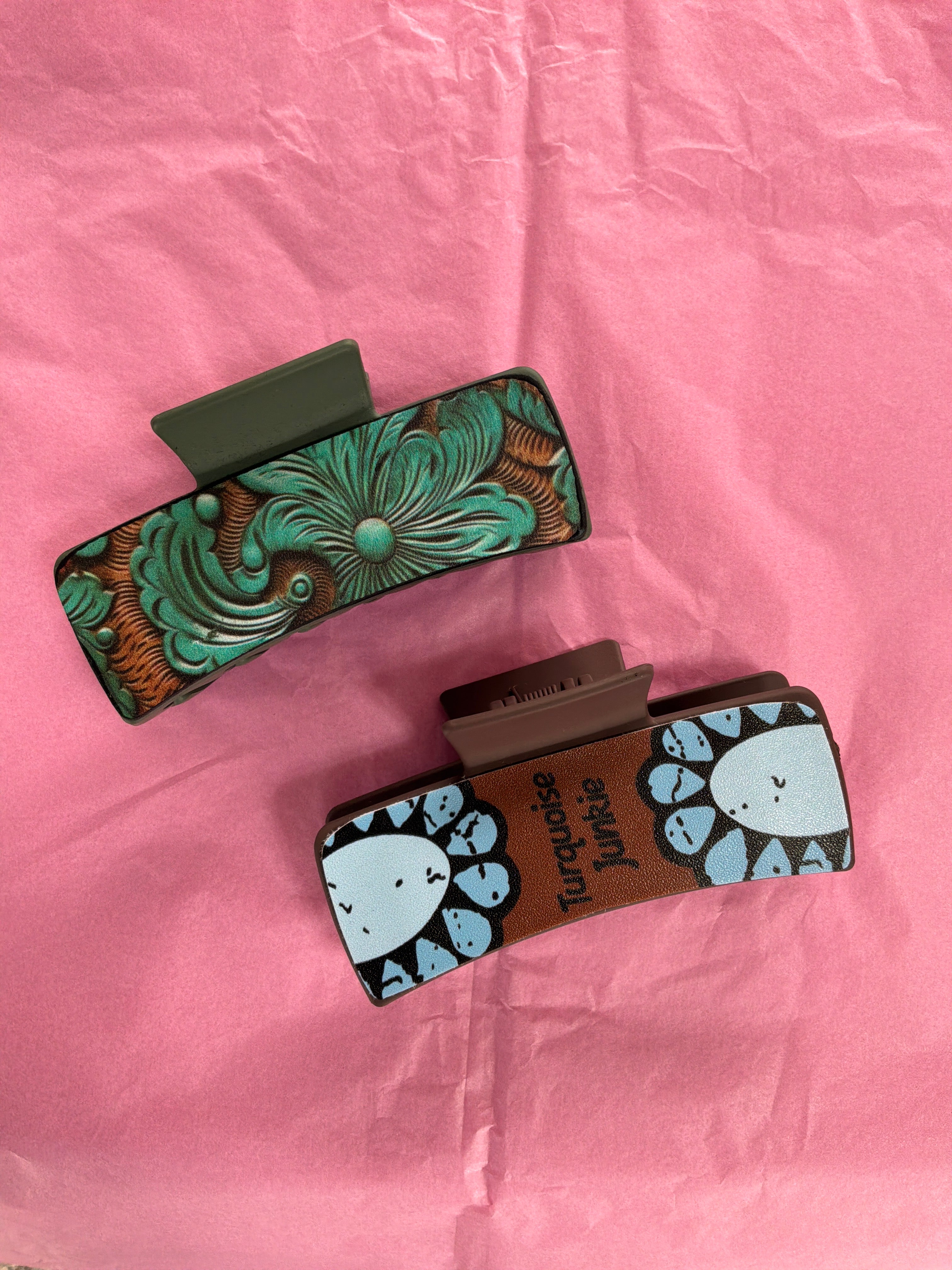 Leather Claw Clips