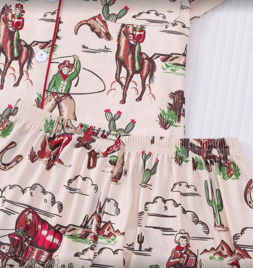 Western Cowgirl & Wagon Pajama’s
