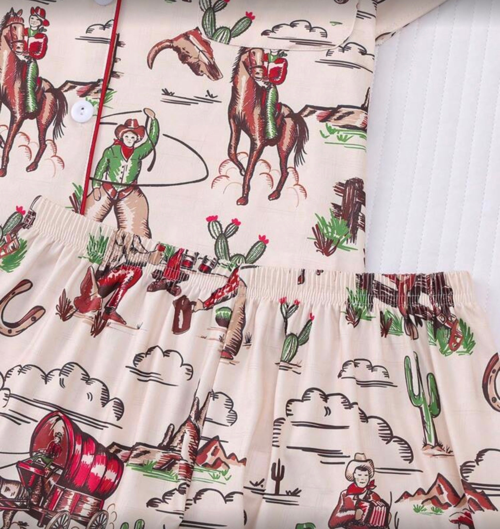 Western Cowgirl & Wagon Pajama’s