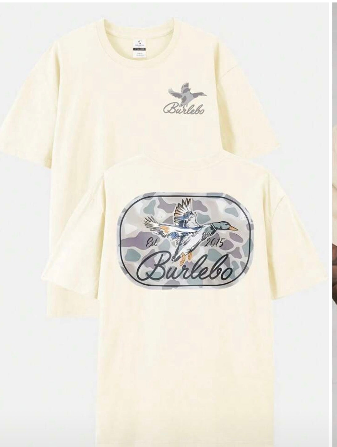 Burlelo Bird And Camouflage T-Shirt