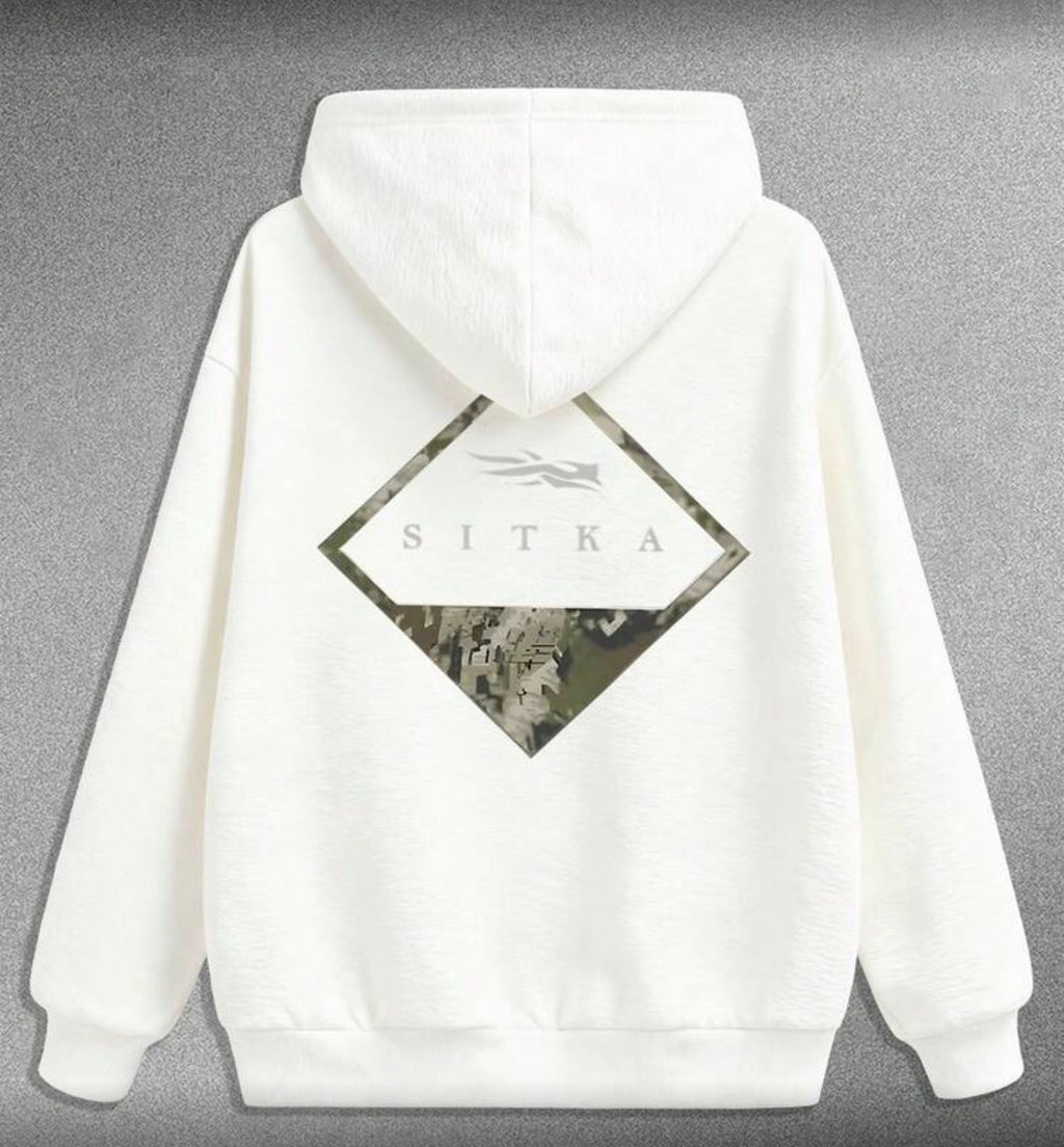 SITKA White Camouflage, Men's Hoodie