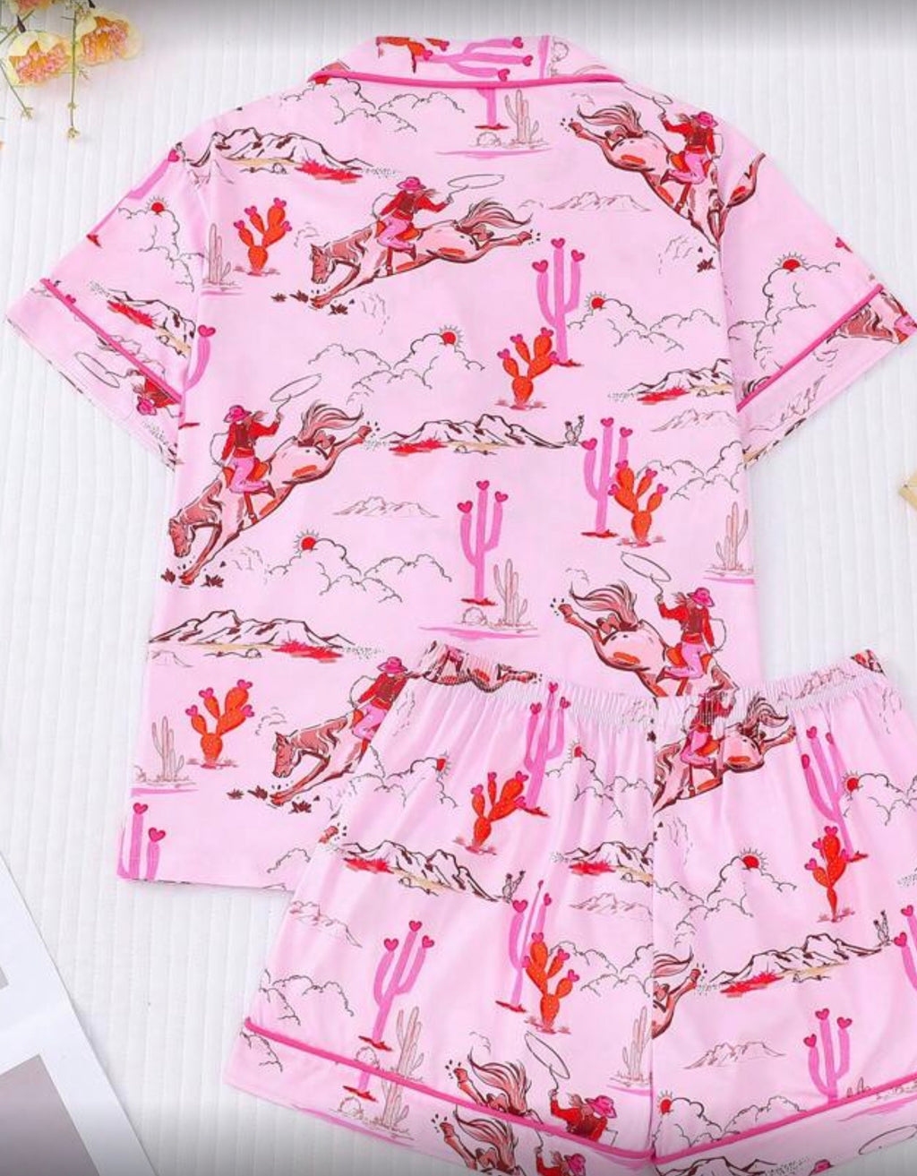 Western Cowgirl Ridding Pajamas