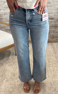 Risen Tummy Control Cropped Wide Jean RDP5936