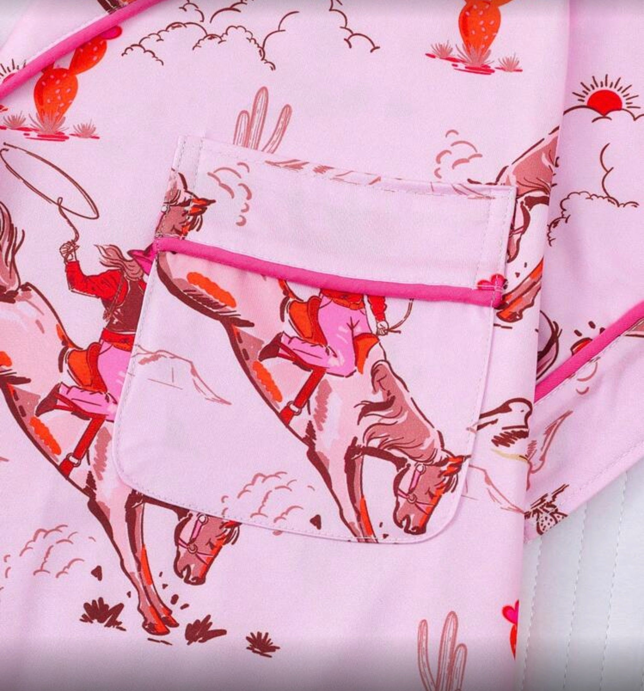 Western Cowgirl Ridding Pajamas