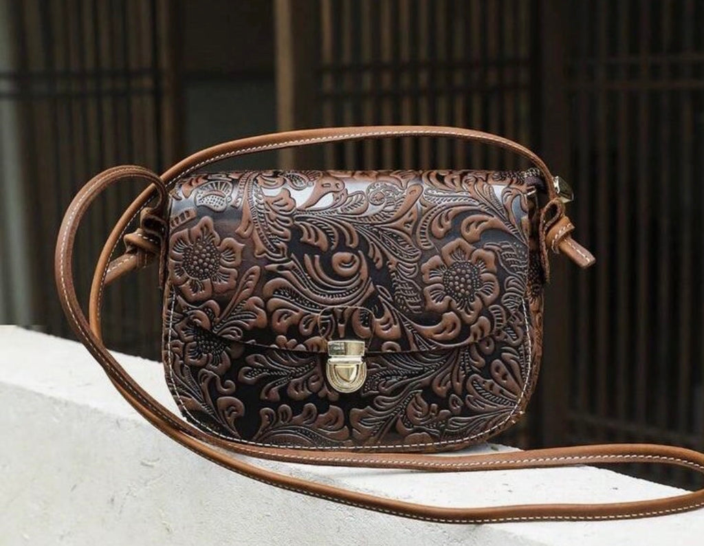 Leather Crossbody Handbag
