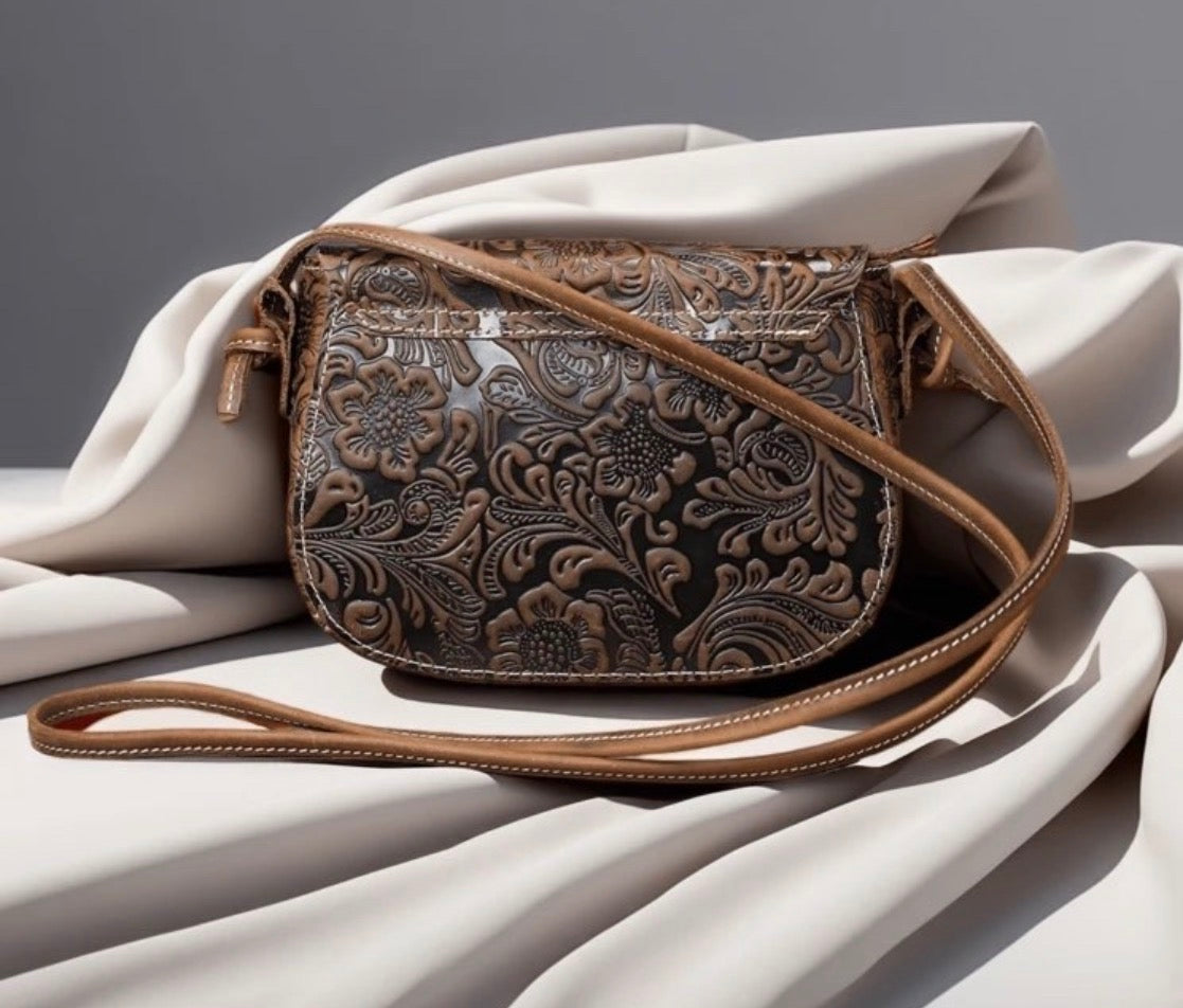 Leather Crossbody Handbag