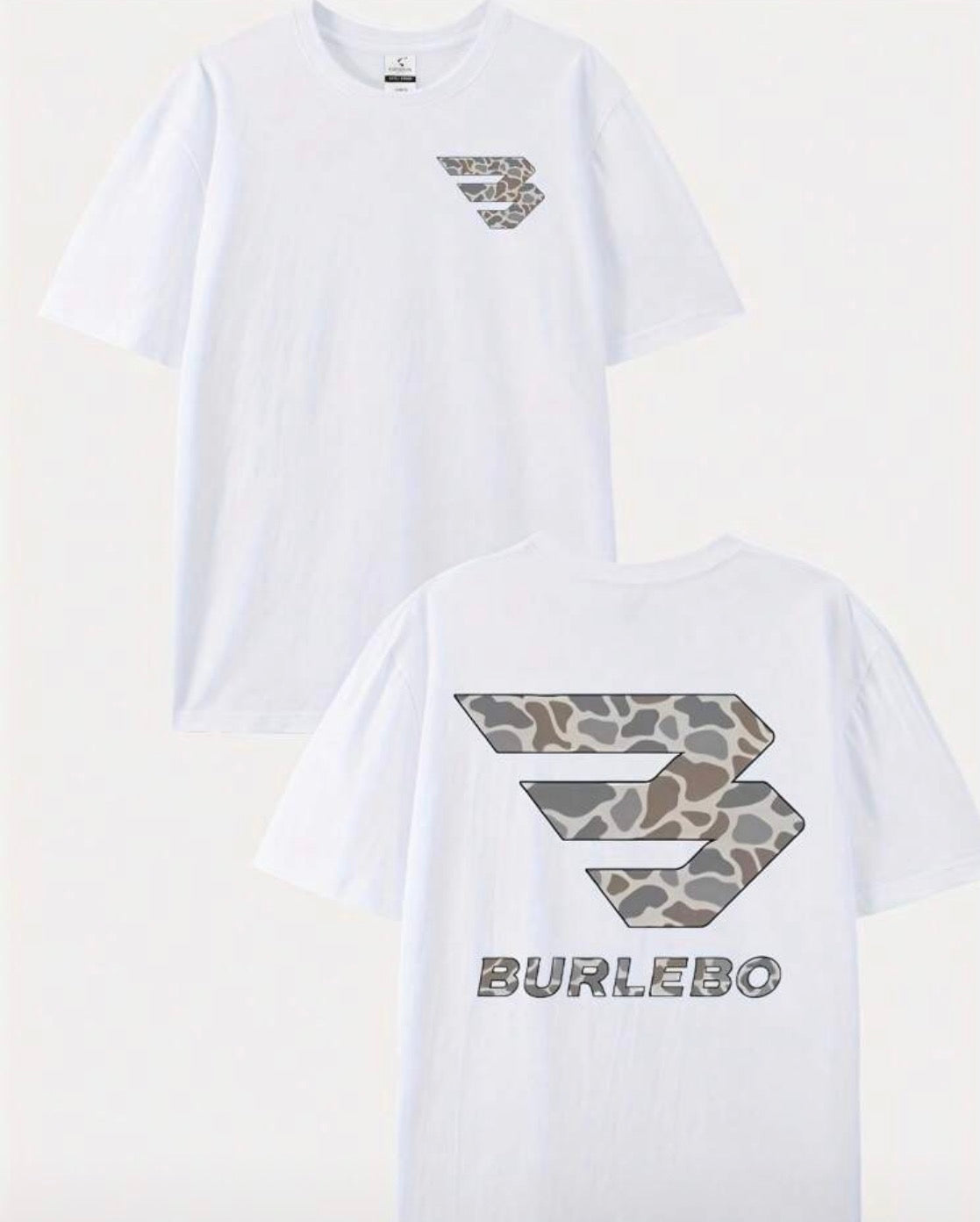 BURLEBO  T-Shirt With Branding Motif