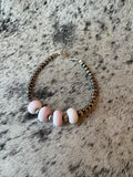 Strawberry 4 Stone Bracelet Handmade
