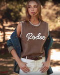 Rodeo Embroidered Sweater Vest