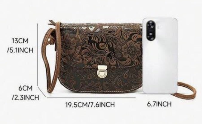 Leather Crossbody Handbag