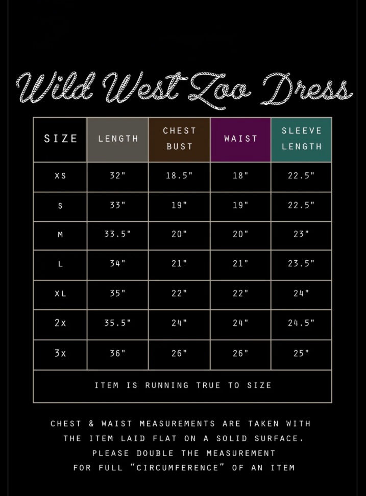 WILD WEST ZOO SWEATER DRESS