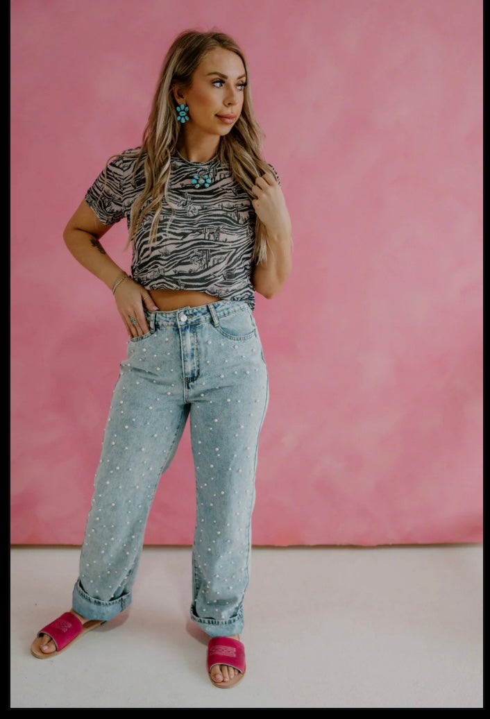 LETS GET MESH WILD TEE