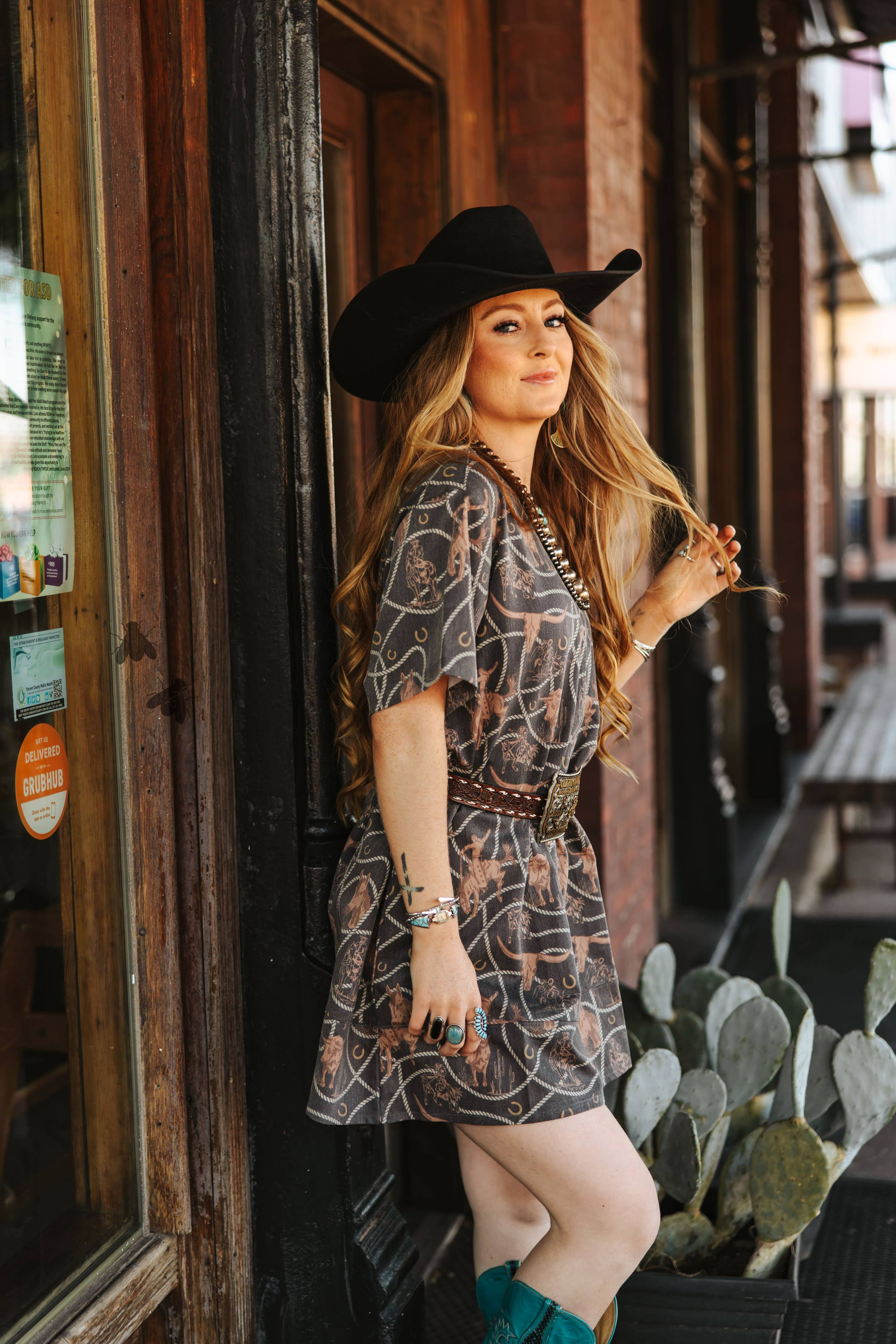 COWBOY LASSO DRESS